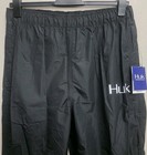 Huk Cya Waterproof Windproof Packable Rain Pants Black Mens Size Large L New