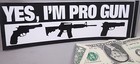 Wholesale Lot Of 10 Pro Gun Second Amendment Stickers Hand Rifle Ar14 Revolver