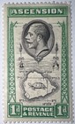 Travelstamps  1934 Ascension Stamps Scott  24 Sg 22 - 1d - Mint  Perf 14   Mogh
