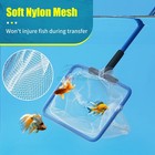 Aquaneat 2pcs Aquarium Fish Net  Small Fish Tank Cleaning Net  Wastes Skimmer