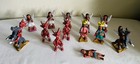 Ocumicho Clay Pottery Mexican Folk Art Good evil Angel Diablo Devil Eve Set Rare