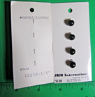  8  Vintage Jhb 1 2  Ball-shape Black Plastic Shank Doll Craft Buttons Noc-s551