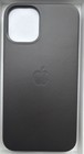 Official Genuine Apple Iphone 12 Mini Leather Magsafe Case Black Mhka3zm a New