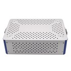 Aluminium Alloy Sterilization Tray Case Surgical Instrument Disinfection Box Usa
