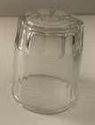 Vintage Clear Glass Beveled  Design Shot Glass