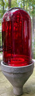 Vintage Killark Explosion-proof Industrial Light Fixture     Ruby Red Glass Globe 