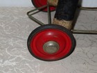 1930 Original Steiff Antique Mohair Bear On Wheels Horse