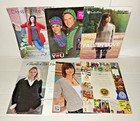 Lot 6 Knitting Magazines Knit Simple Hat Mitten Scarf Quick Knits Wraps Pattern 