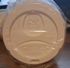 Dixie D9538 8 Oz  Dome Hot Drink Lids - White  1000 carton  New In Box