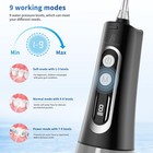 Water Dental Flosser Teeth Picks 9 Modes Oral Irrigator - Cordless   Recharge   