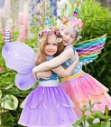 Kids Princess Dress Up Clothes  Toddler Girls Dressup Pretend Play Costumes 