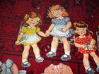 Push-out Dolls Vintage Saalfield Paper Dolls  Cut Set   Uncut Book