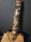 Carved Bamboo Valiha Tube Zither W  Metal Strings Madagascar Souvenir 