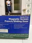 New Duck Hands-free Magnetic Screen For French sliding Doors 75 In  X 83 In 