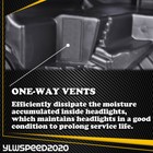 Fit For 2015-2017 Ford F150  Amber Headlights Chrome Head Lamps Left right Pair 