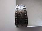 Rare 1940 s E  J  Towle Pure Silver Rosary Bracelet