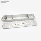 66 14 8cm Sterilization Tray Box Case Aluminium Alloy Instruments Disinfection