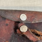 Vintage Boy Scout Axe   Knife Combo Leather Sheath Scabbard Only Free Shipping