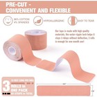 3 Roll Kinesiology Tape Sport Athletic Muscle Support Elastic Physio Therapeutic