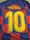 Lionel Leo Messi Signed Fc Barcelona Soccer Jersey Beckett Bas Coa