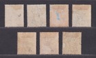 St Helena Scott 40-46 Used 1890-1897 Complete Victoria Keyplate Issue Scv  164