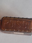 Antique  Poison Bottle   Amber