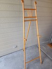 Antique Victorian Stick Ball Bent Wood Oak Easel Art Stand Vintage 1892
