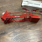 Vintage Tru-scale Metal Tractor Loader With Original Box L-407 Steel Red  read 
