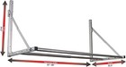 Heavy Duty Wall Mount Tire Rack For Garage Storage Truck Car Rv Atv Wheel Holder