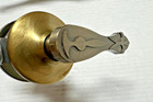 Vintage Closet Door Passage Knob   Old Brass Finish   Working Condition
