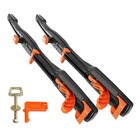 2 Pcs Industries Super Clamp 2 Snowmobile sled Trailer Tie Down 1000 Sc-front-1