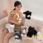 Cat Plush Doll Black Cat Stuffed Animal Doll Cute Cat Doll Birthday Gift