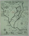 1949 Pictorial Map Eureka Springs Arkansas Petty s Gift Shop   Tourist Directory