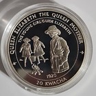 1997 Republik Malawi 20 Kwacha Proof Dcameo Silver Coin Low Mintage