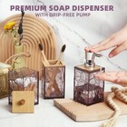 Lavender Purple Bathroom Accessories Set With Toothbrush Holder Soap Dispenser T
