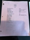 Original Emergency Script   Shooting Schedule Rip Off 1973