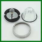 Watermelon Glass Flush Mount 1157 Incandescent Kit Semi Trucks White -set Of 2