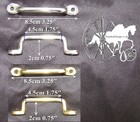 Horse Carriage Shaft Loop Breeching Dee Staple 9 Styles 