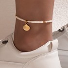 Boho Seashell Anklet Set 3 Pcs Beaded Shell Ankle Bracelet Women Beach Vacation