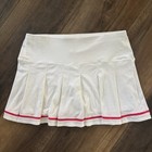 Lucky In Love 15    White coral Crush Micro Tuck Pleat Skort Sz Xl 14