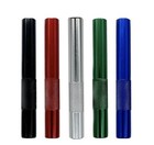 One 1 Metal Alloy 3    Straw Random Color Safe Clean Elegant Wide Mouth Snuff Tool