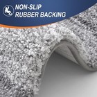 Olanly Bathroom Rug Set 2 Piece  Soft Absorbent Microfiber Bath Mats And U-shape