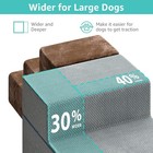 Large Dog Stairs For High Beds - Extra Wide Pet Steps For Large Dogs To Get On