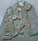 Rare Find Norman Rockwell Vtg Antique Printing Press Copper Plate Mutual Life In