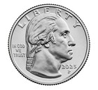 2025-p   D  D r  Vera Rubin Business Strike Copper-nickel Quarter  Uncirculated