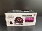 Adj Mega Hex Par Led Stage Light Rgbaw uv Color Mixing W  Remote Control  Cable