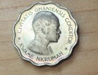 1958 Ghana 3 Pence Proof