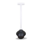 Toilet Plunger - Fits All Bowl Shapes - Clears Common Clogs - Flexiblerubber For