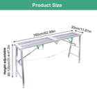 Folding Scaffolding Portable Work Platforms Step Ladder Height Adjustable