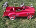 Gearbox Pedal Car Company Vintage-style Fire Truck Pedal Car